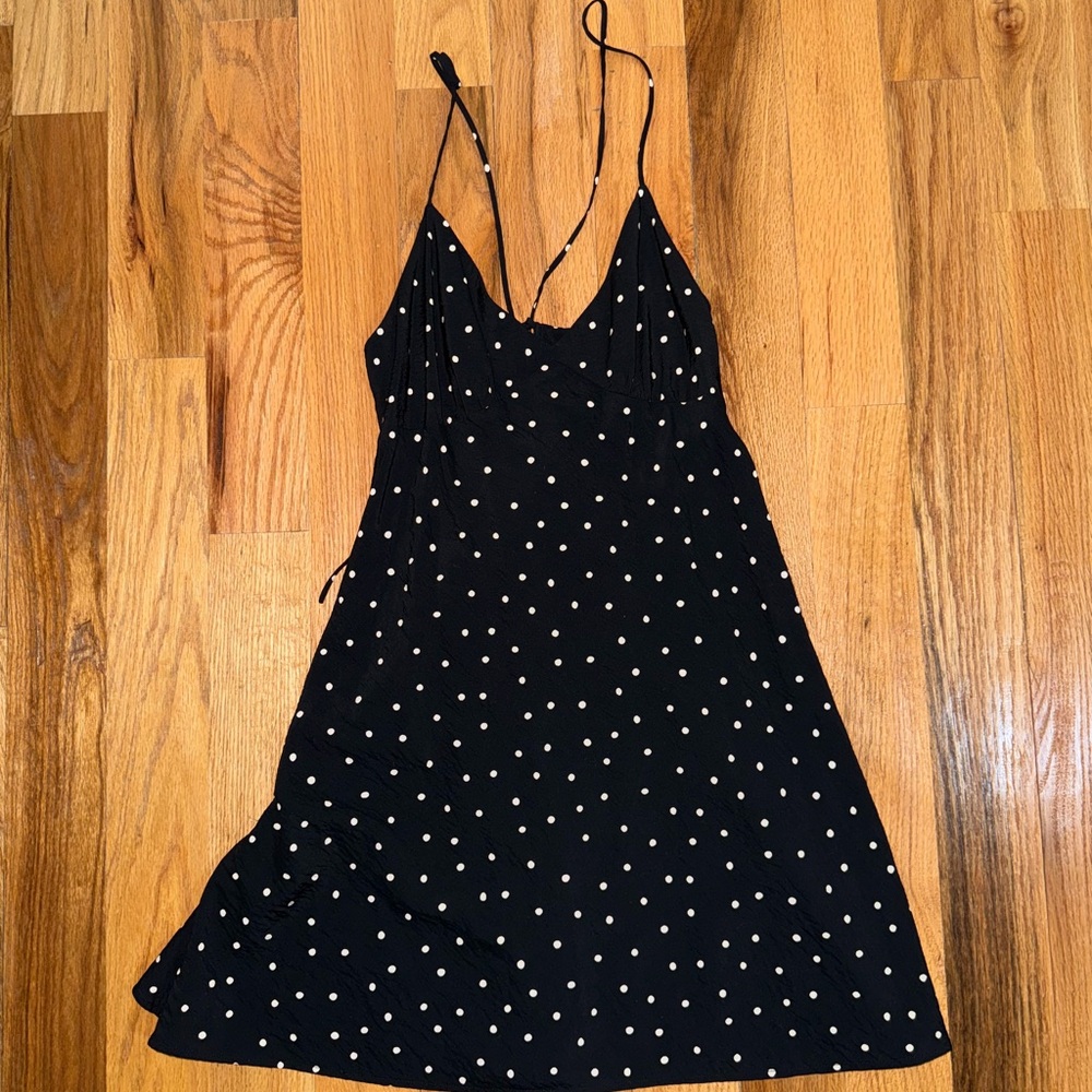 Madewell Black and White Polka Dot Top